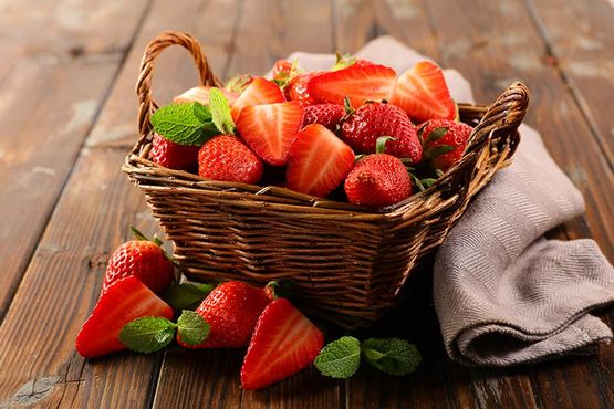 Erdbeeren Früchteküche